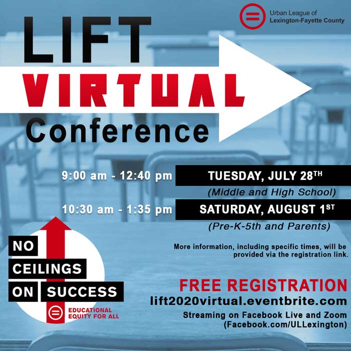 LIFT 2020 Virtual Conference Urban League of LexingtonFayette County